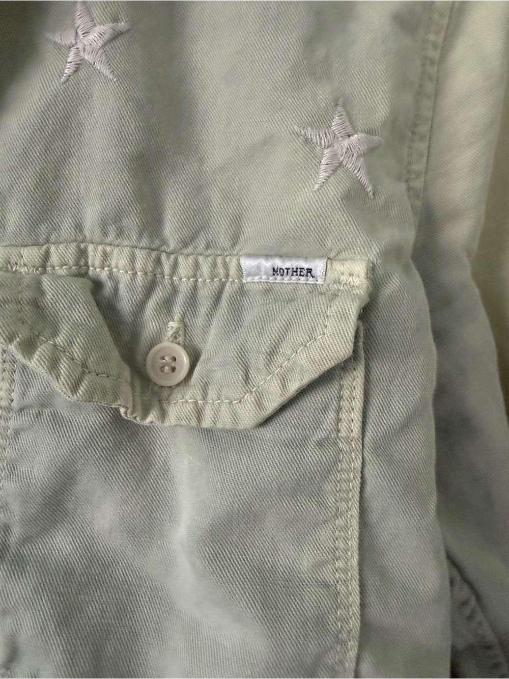 MOTHER The Trooper Long Sleeve Button Up- Trooper- M- MSRP $255 - Picture 14 of 15